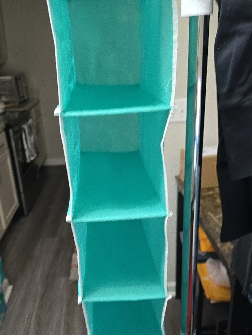 None teal hanging